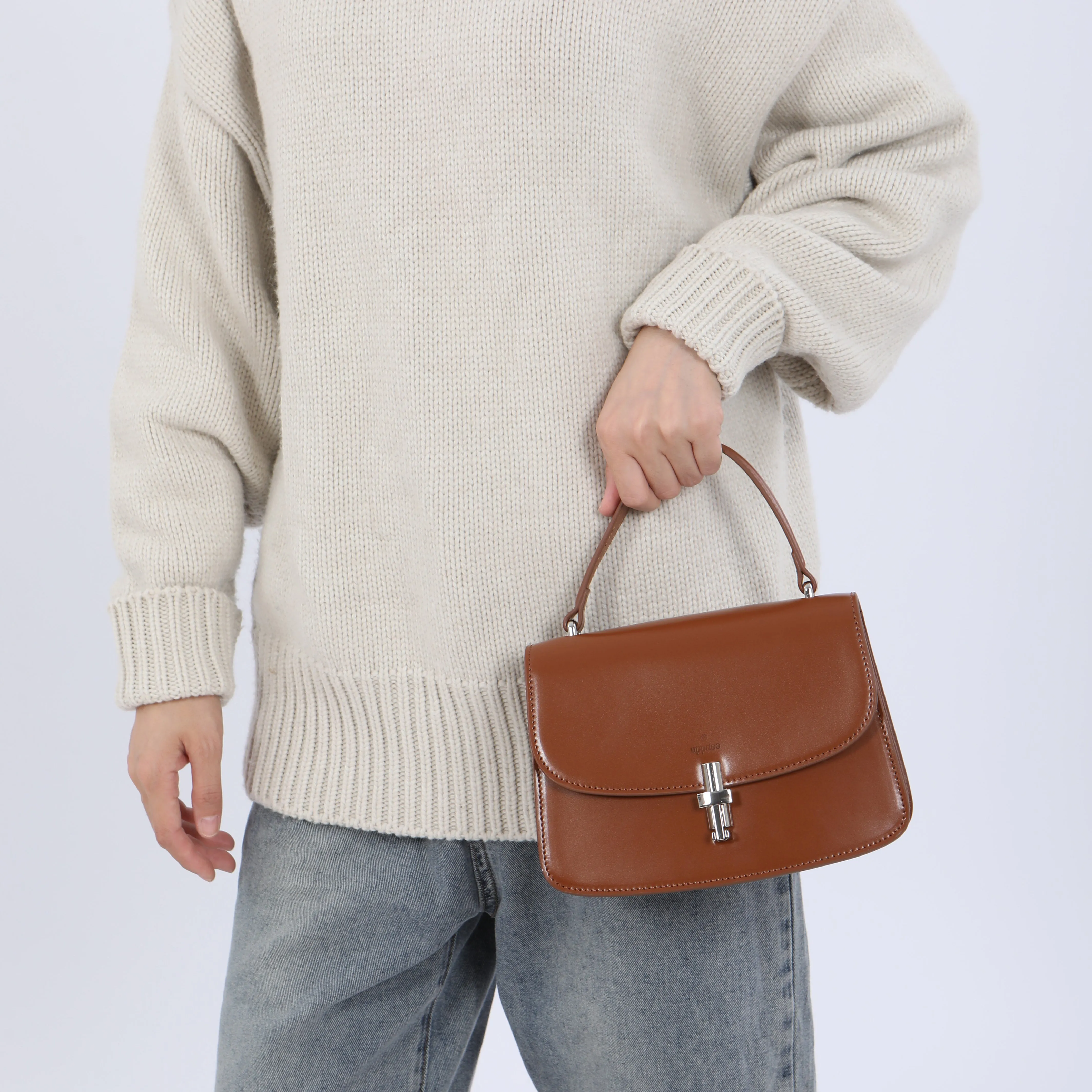 Aura Top-handle Satchel - Sakura