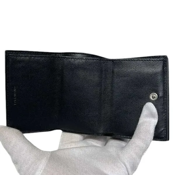 Balenciaga Leather Compact Wallet