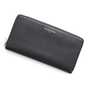 Balenciaga Leather Long Wallet (Bi-Fold) (Pre-Owned)