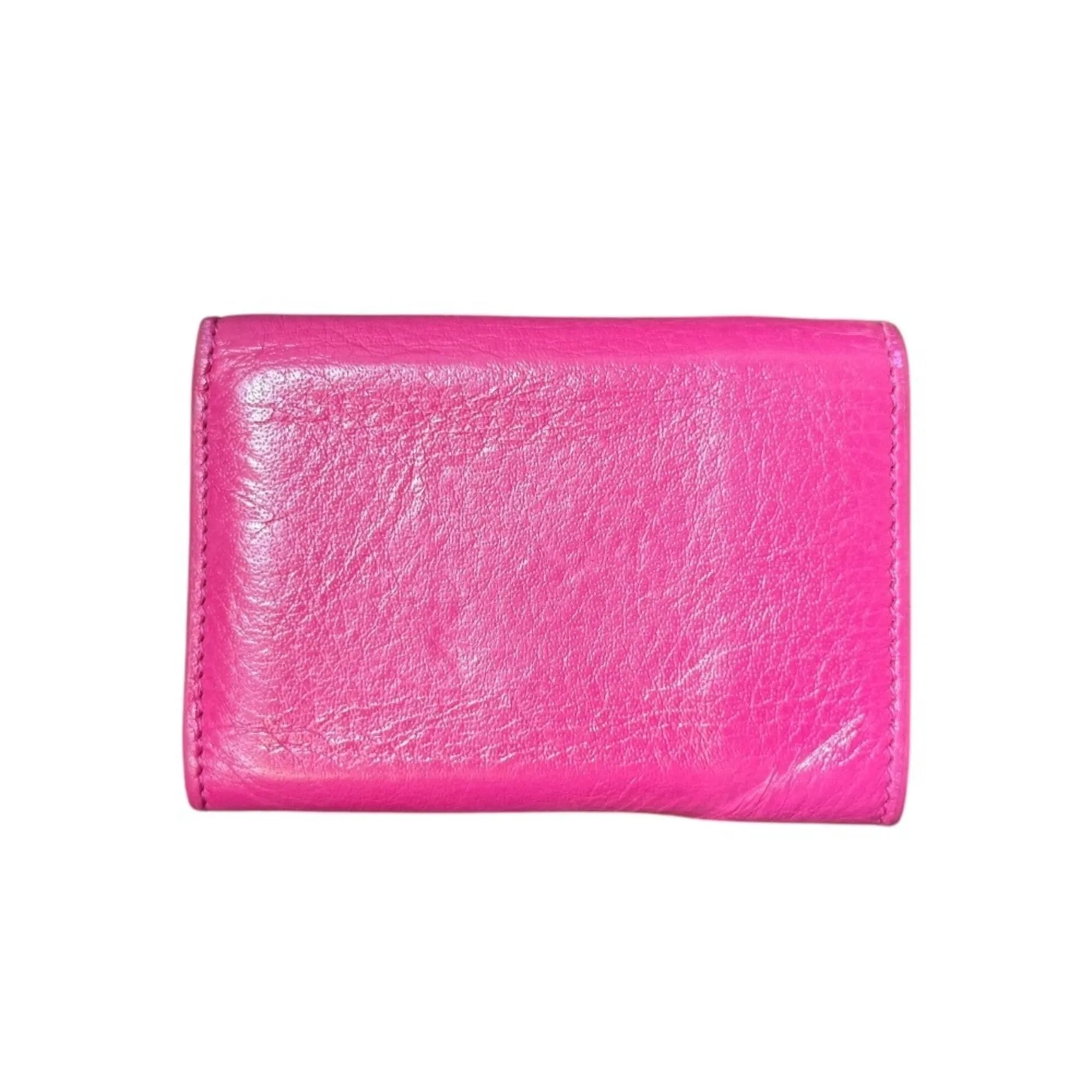 Balenciaga Leather Wallet (Tri-Fold) (Pre-Owned)