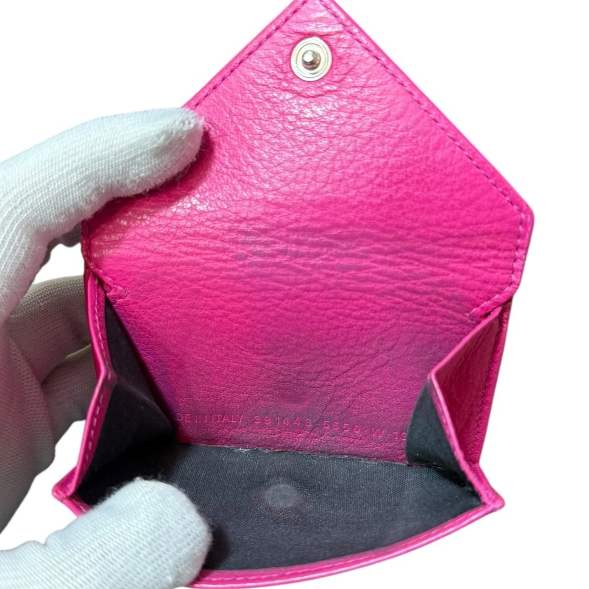 Balenciaga Leather Wallet (Tri-Fold) (Pre-Owned)