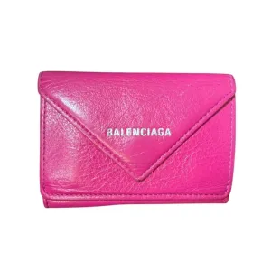 Balenciaga Leather Wallet (Tri-Fold) (Pre-Owned)