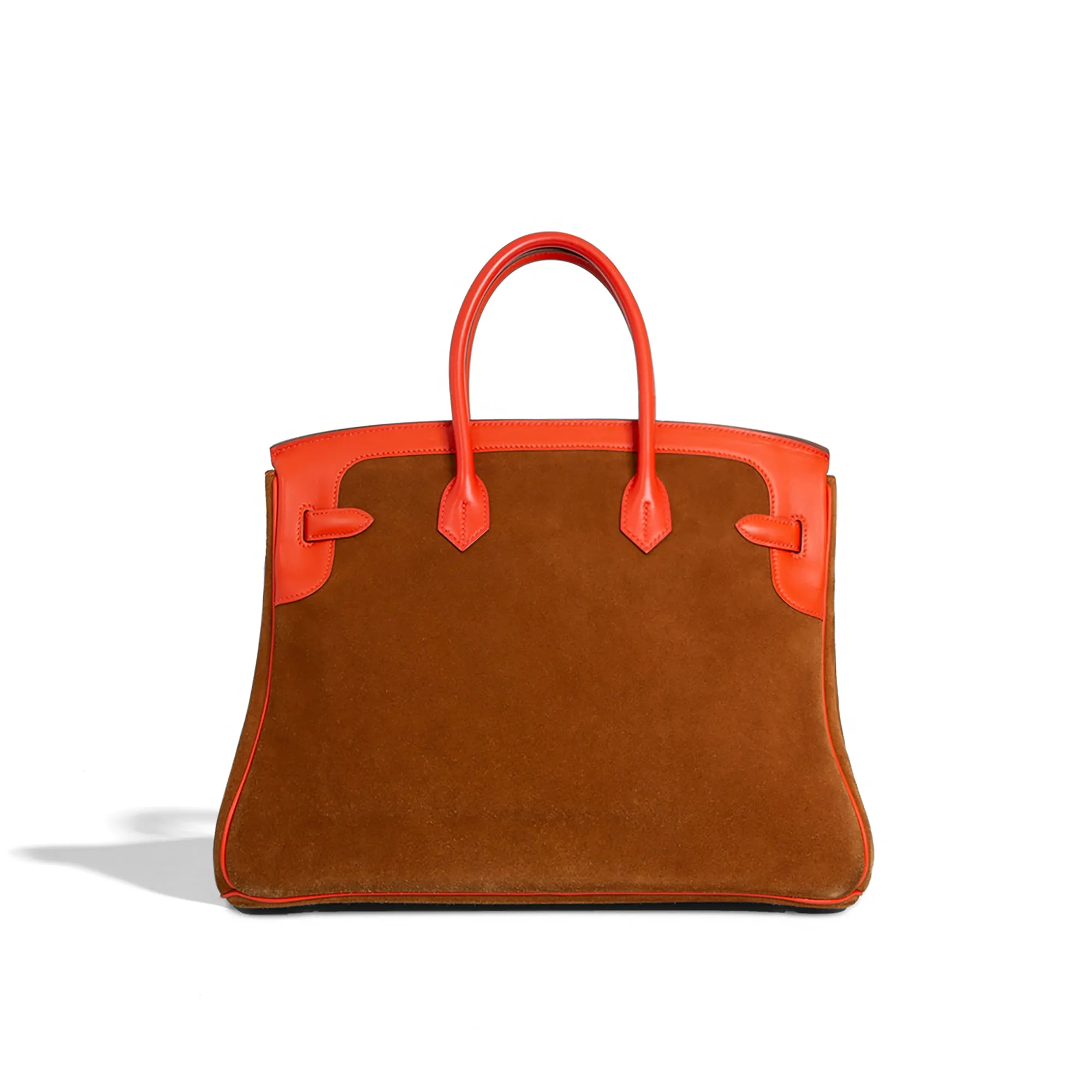 Birkin 35 Grizzly Suede and Swift PBHW