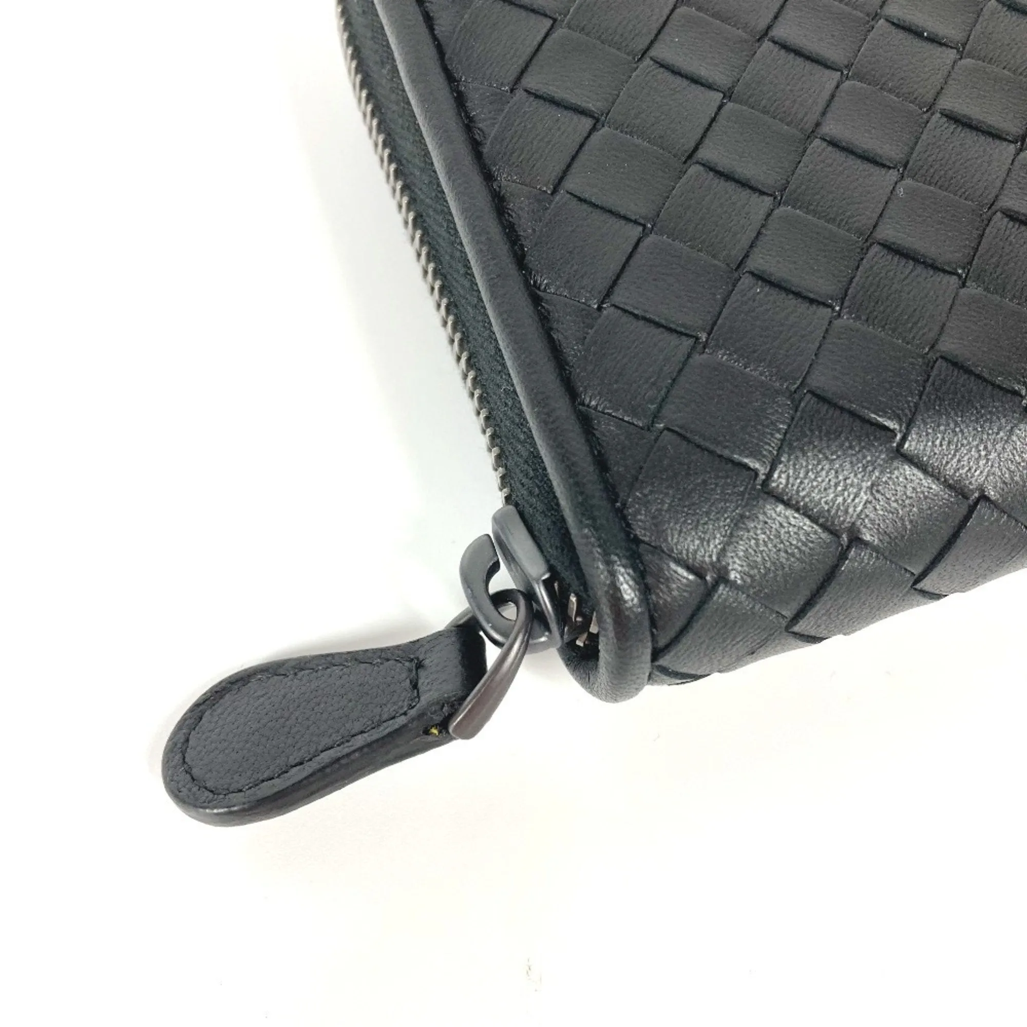 Bottega Veneta Intrecciato Leather Long Wallet (Bi-Fold) (Pre-Owned)