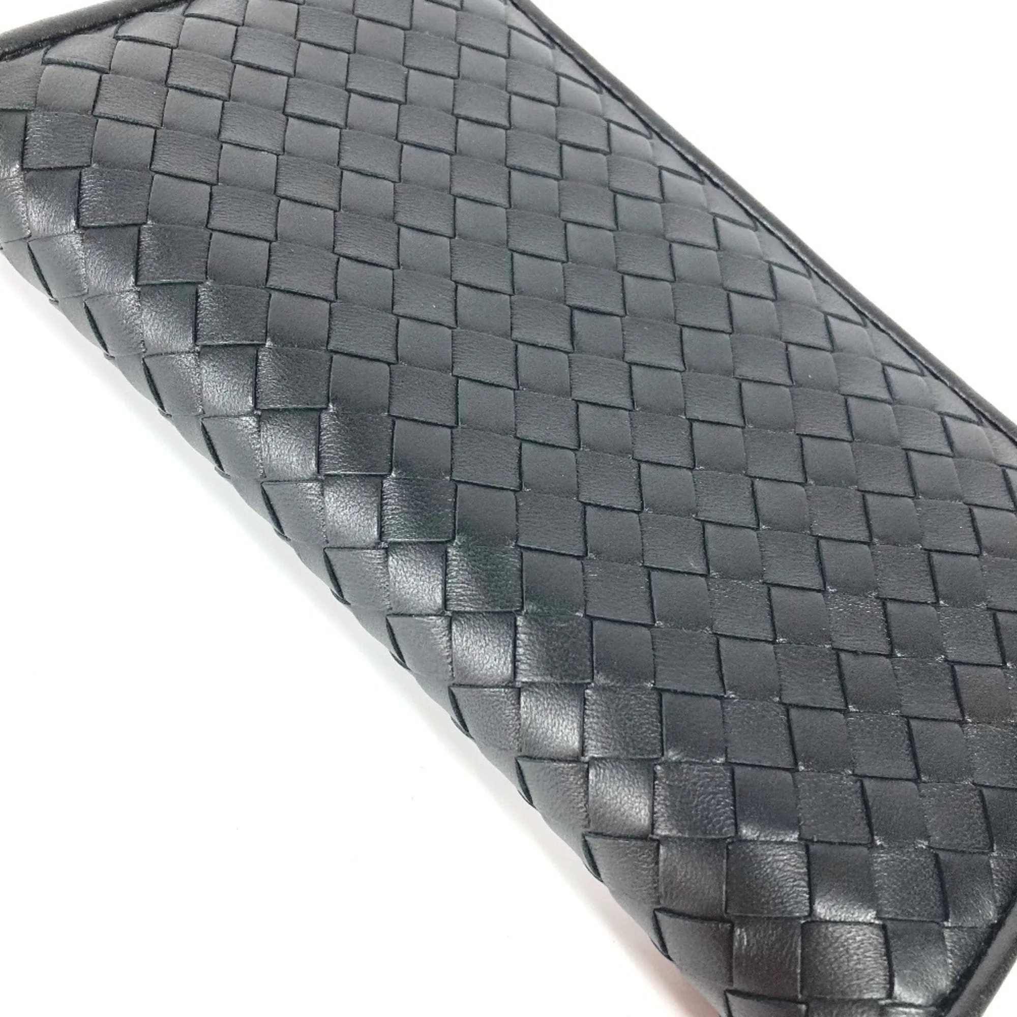 Bottega Veneta Intrecciato Leather Long Wallet (Bi-Fold) (Pre-Owned)