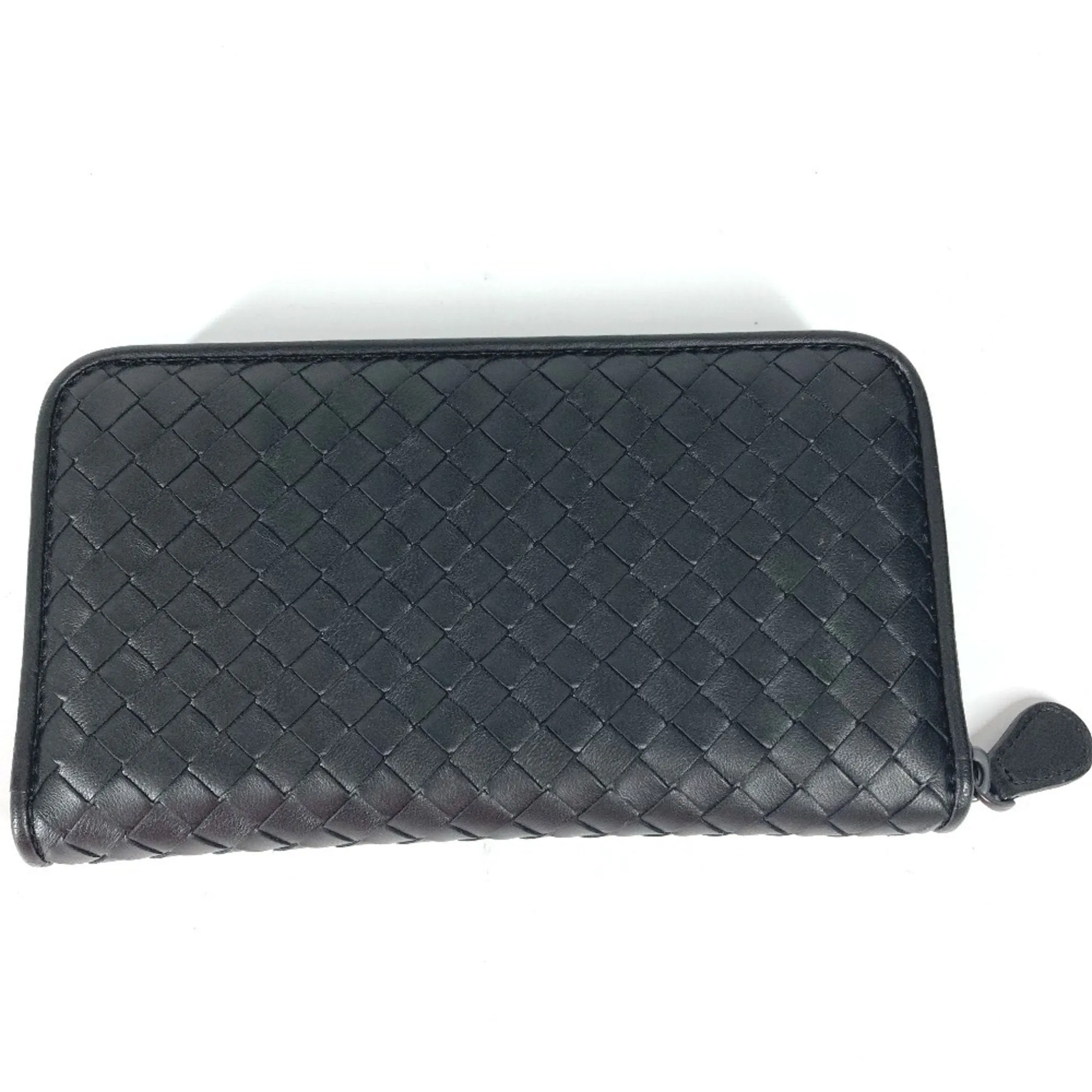 Bottega Veneta Intrecciato Leather Long Wallet (Bi-Fold) (Pre-Owned)