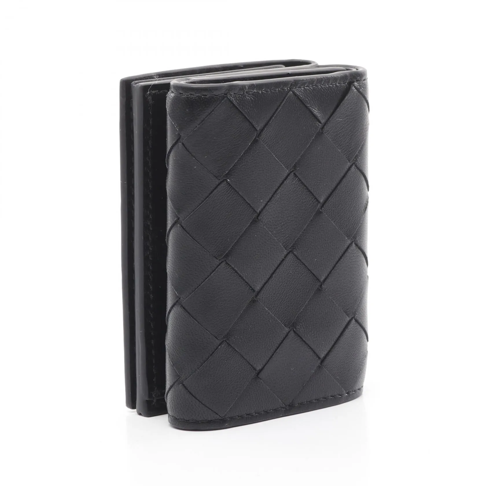 Bottega Veneta Intrecciato Leather Tiny Wallet