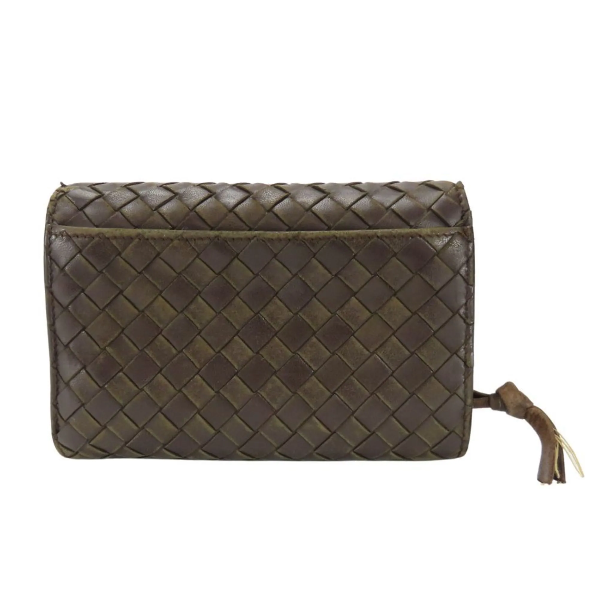 Bottega Veneta Intrecciato Leather Wallet (Tri-Fold) (Pre-Owned)