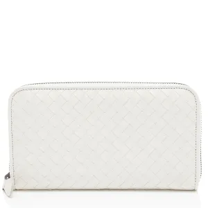 Bottega Veneta Intrecciato Nappa Zip Around Wallet