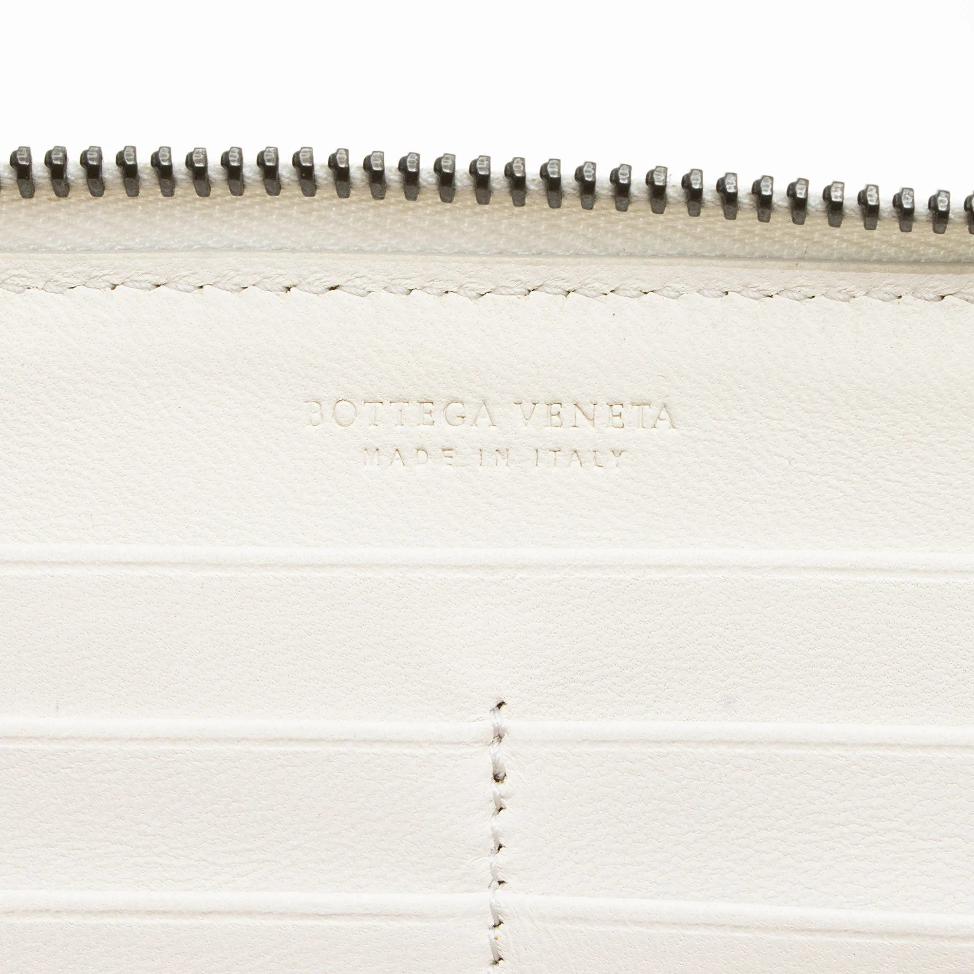 Bottega Veneta Intrecciato Nappa Zip Around Wallet