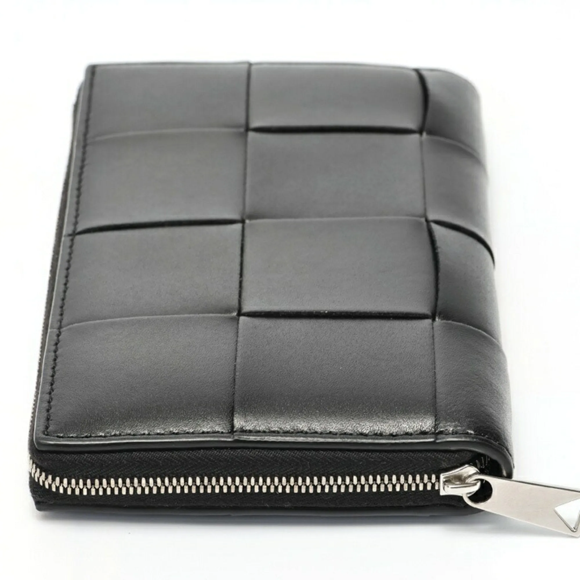 Bottega Veneta Leather Long Wallet (Bi-Fold) (Pre-Owned)