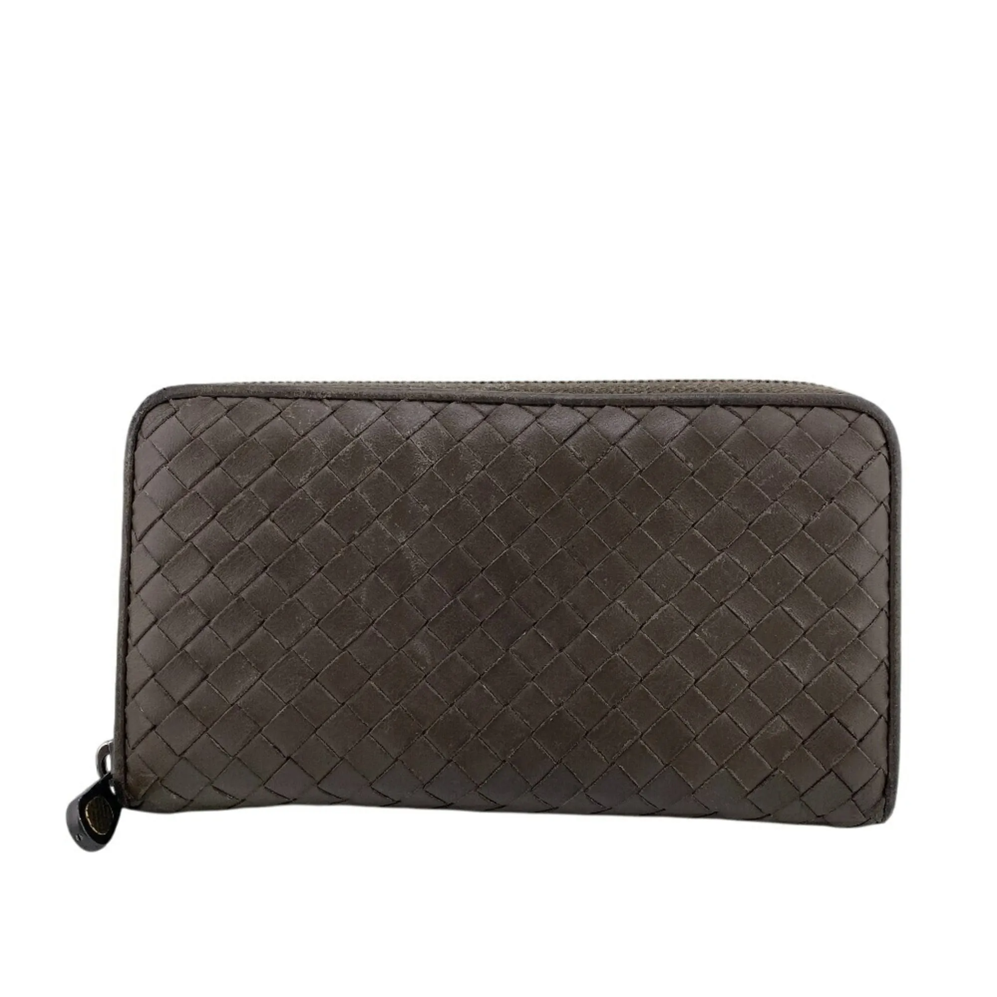 Bottega Veneta Leather Long Wallet (Bi-Fold) (Pre-Owned)