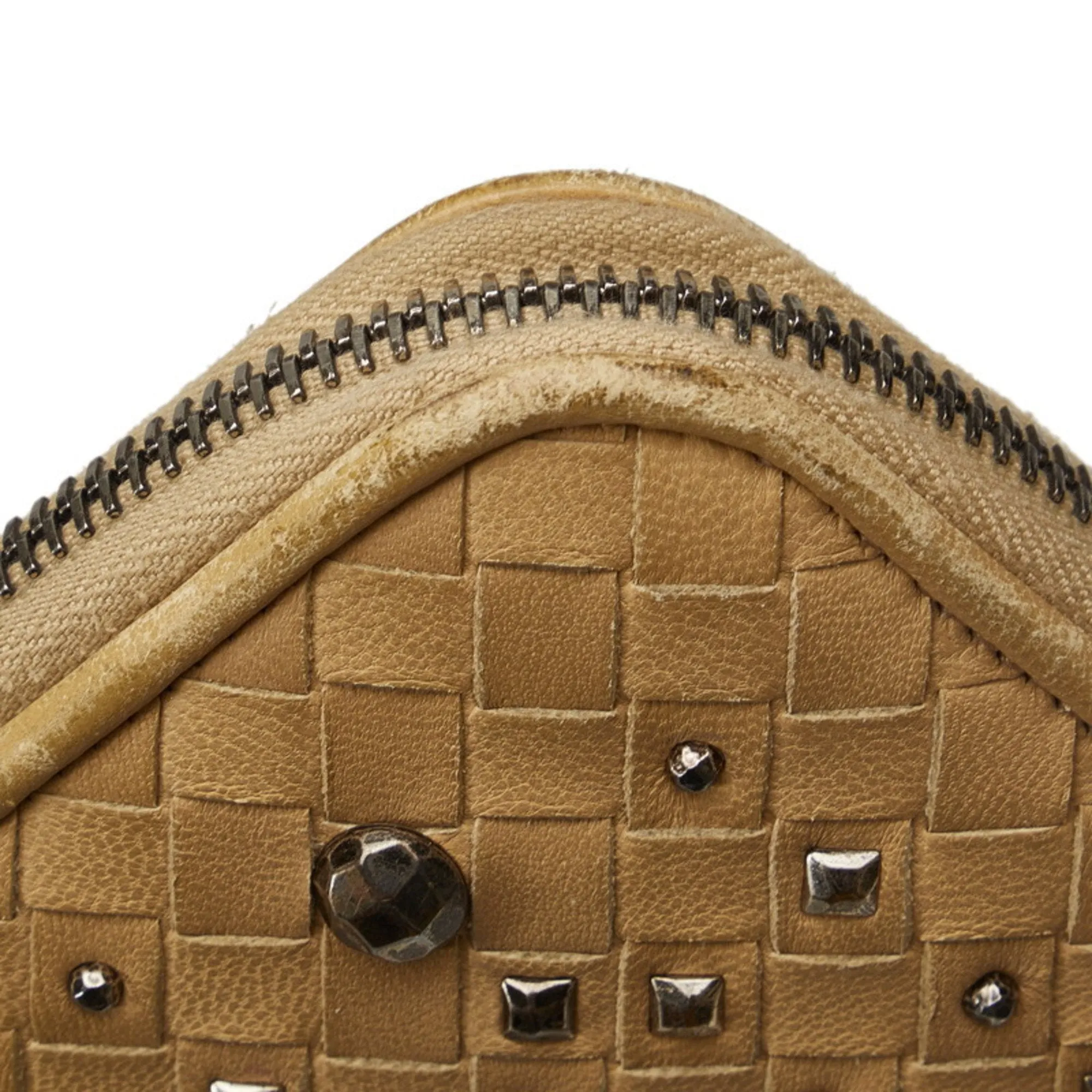 Bottega Veneta Leather Long Wallet (Bi-Fold) (Pre-Owned)