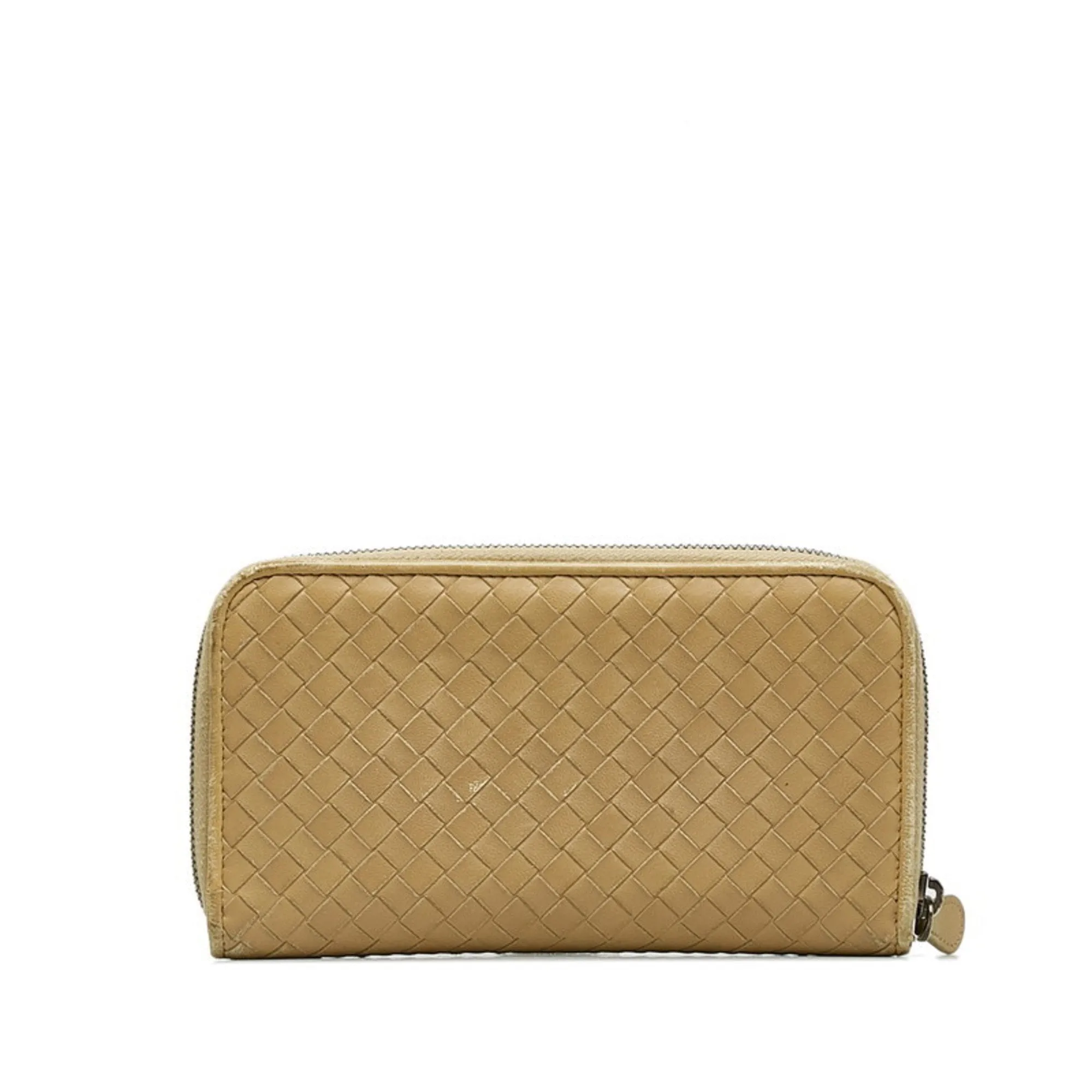 Bottega Veneta Leather Long Wallet (Bi-Fold) (Pre-Owned)