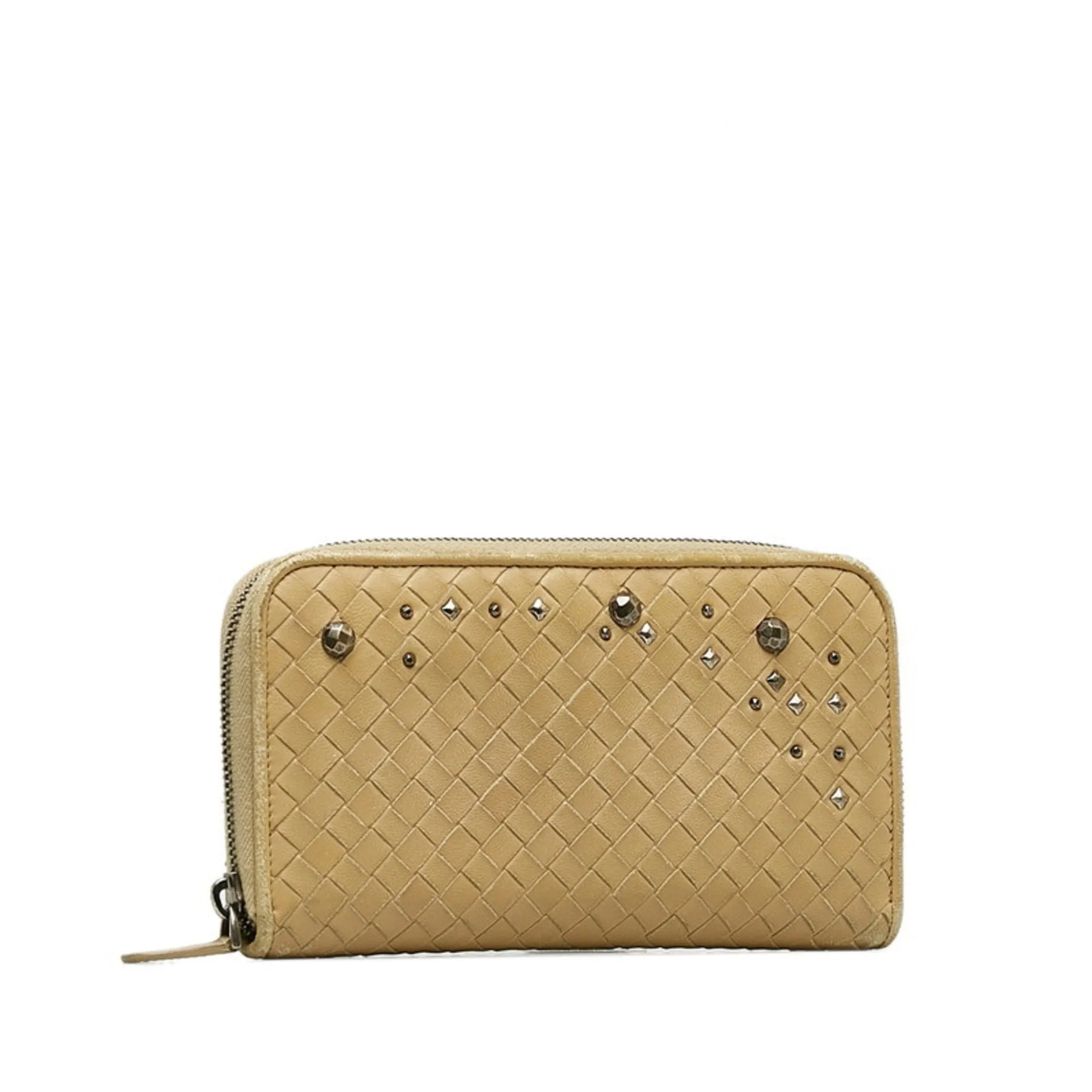 Bottega Veneta Leather Long Wallet (Bi-Fold) (Pre-Owned)