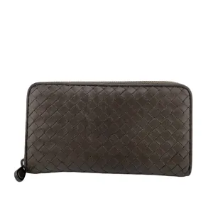 Bottega Veneta Leather Long Wallet (Bi-Fold) (Pre-Owned)