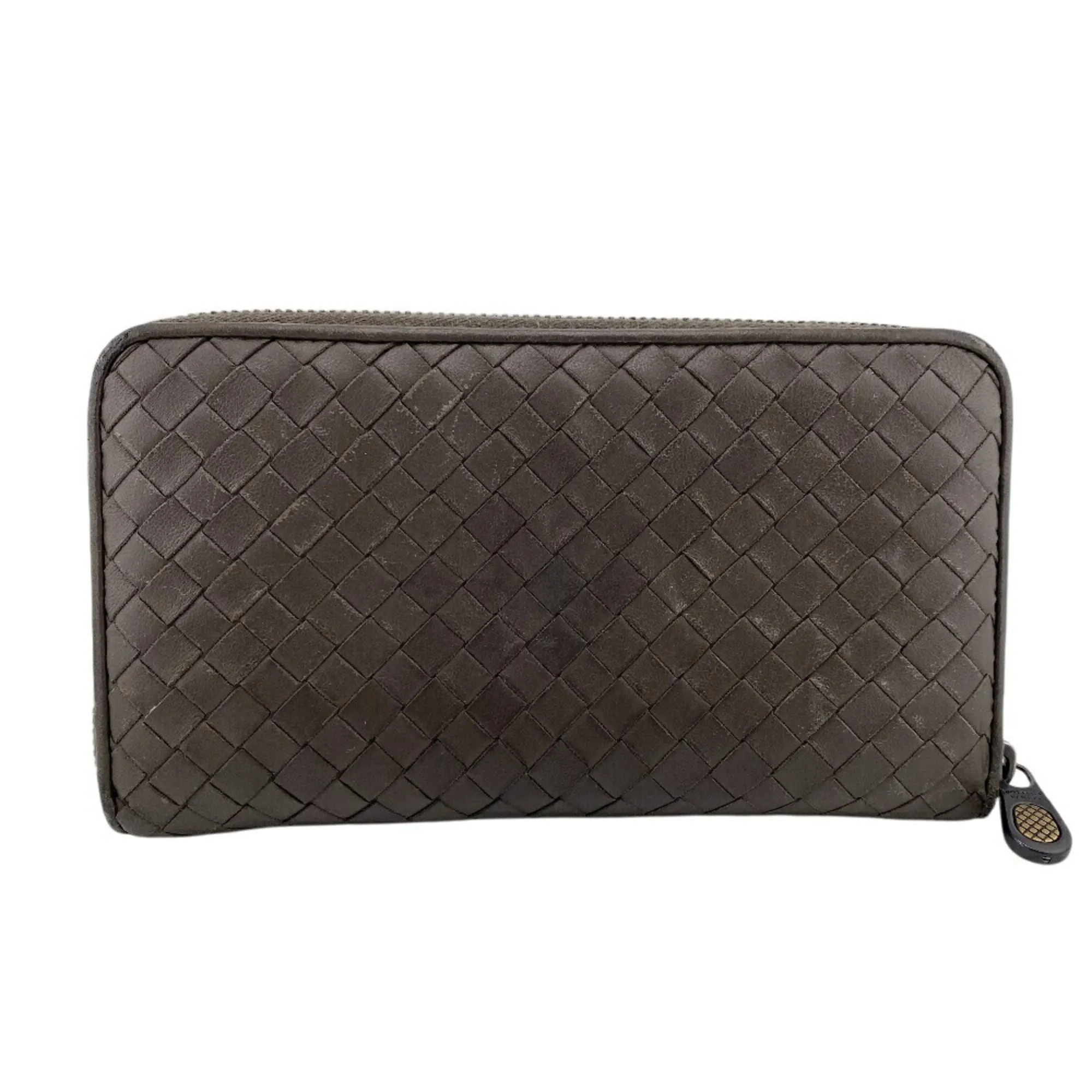 Bottega Veneta Leather Long Wallet (Bi-Fold) (Pre-Owned)