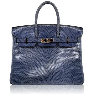 Brighton Blue 25cm Birkin Bag