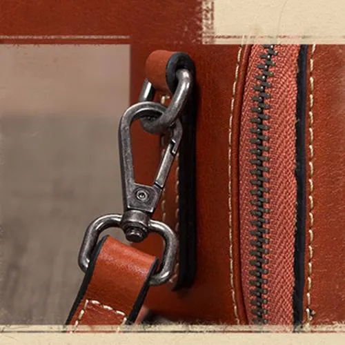 Brown Leather Womens Small Box Handbag Shoulder Purse Satchel Womens Mini Side Bag Purse