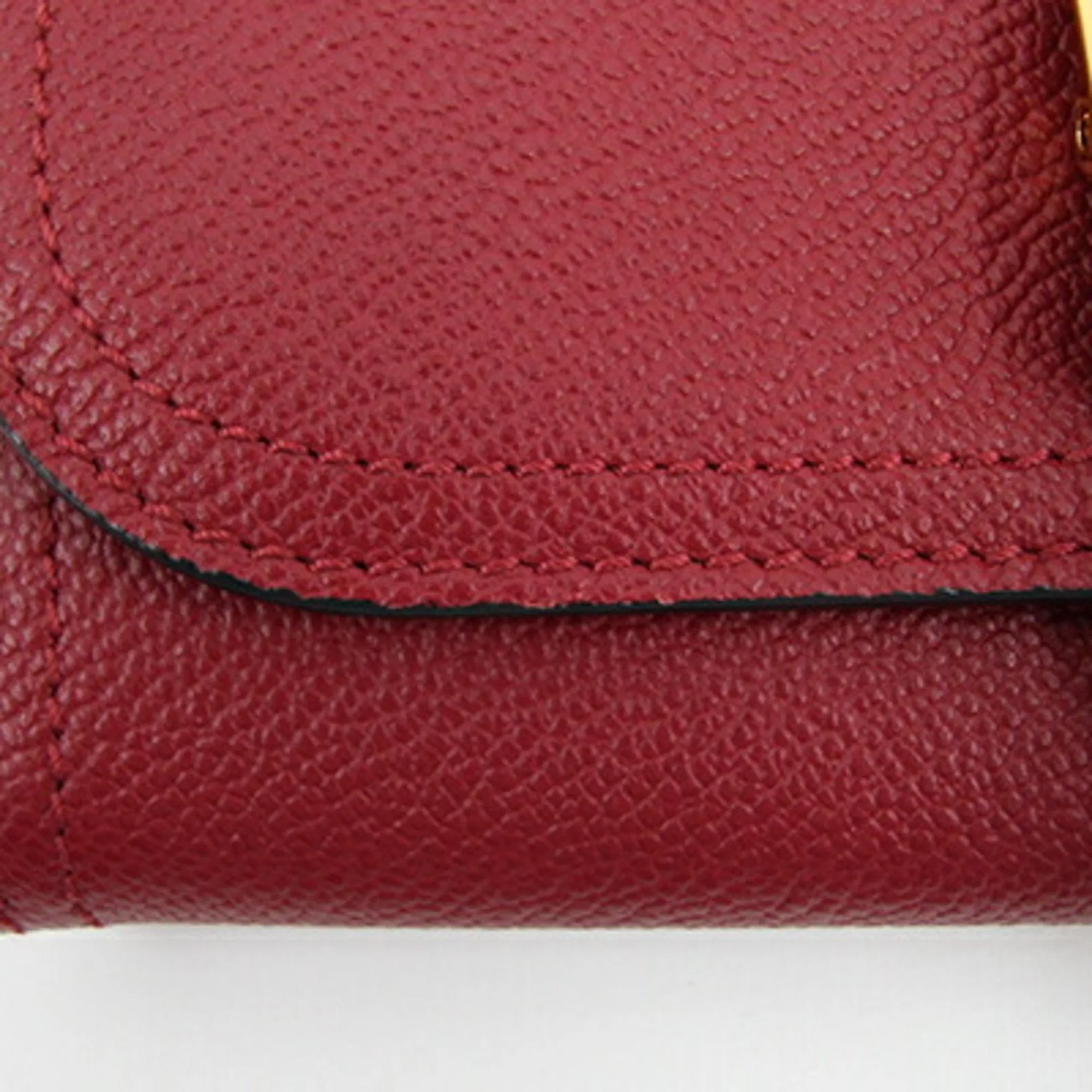 Burberry Leather Long Wallet (Bi-Fold) (Pre-Owned)