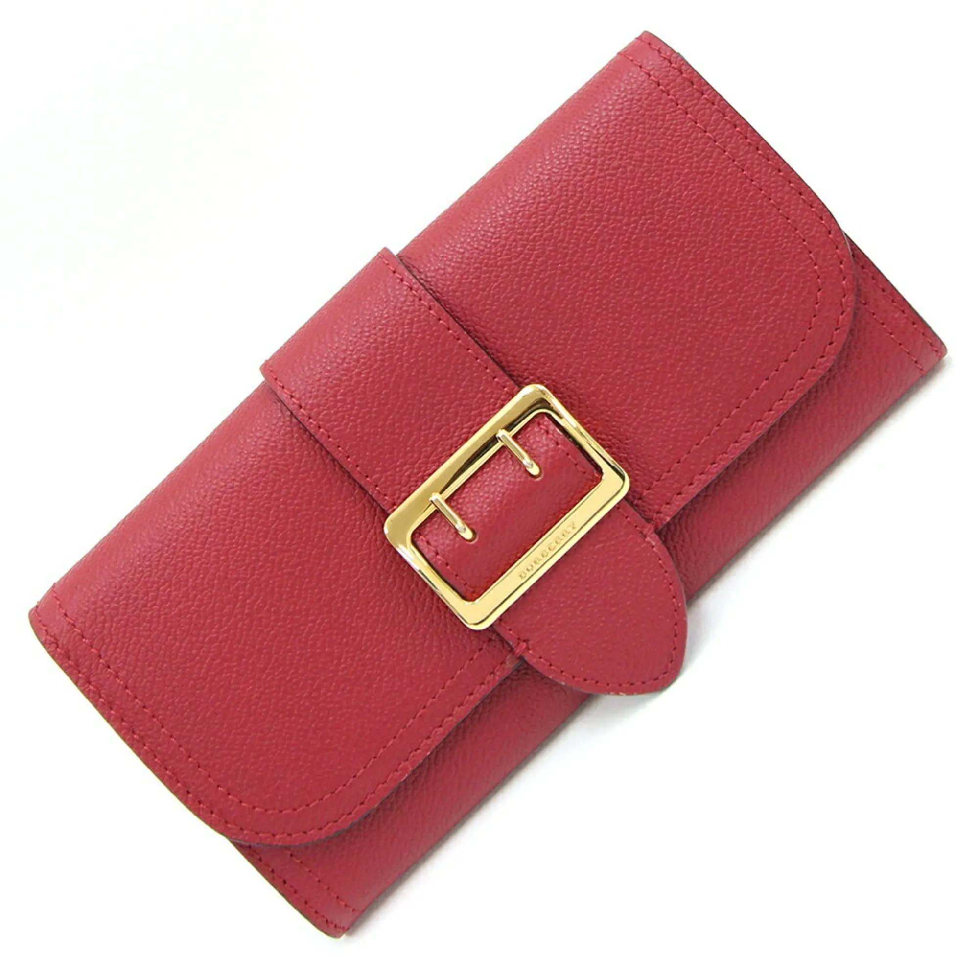 Burberry Leather Long Wallet (Bi-Fold) (Pre-Owned)
