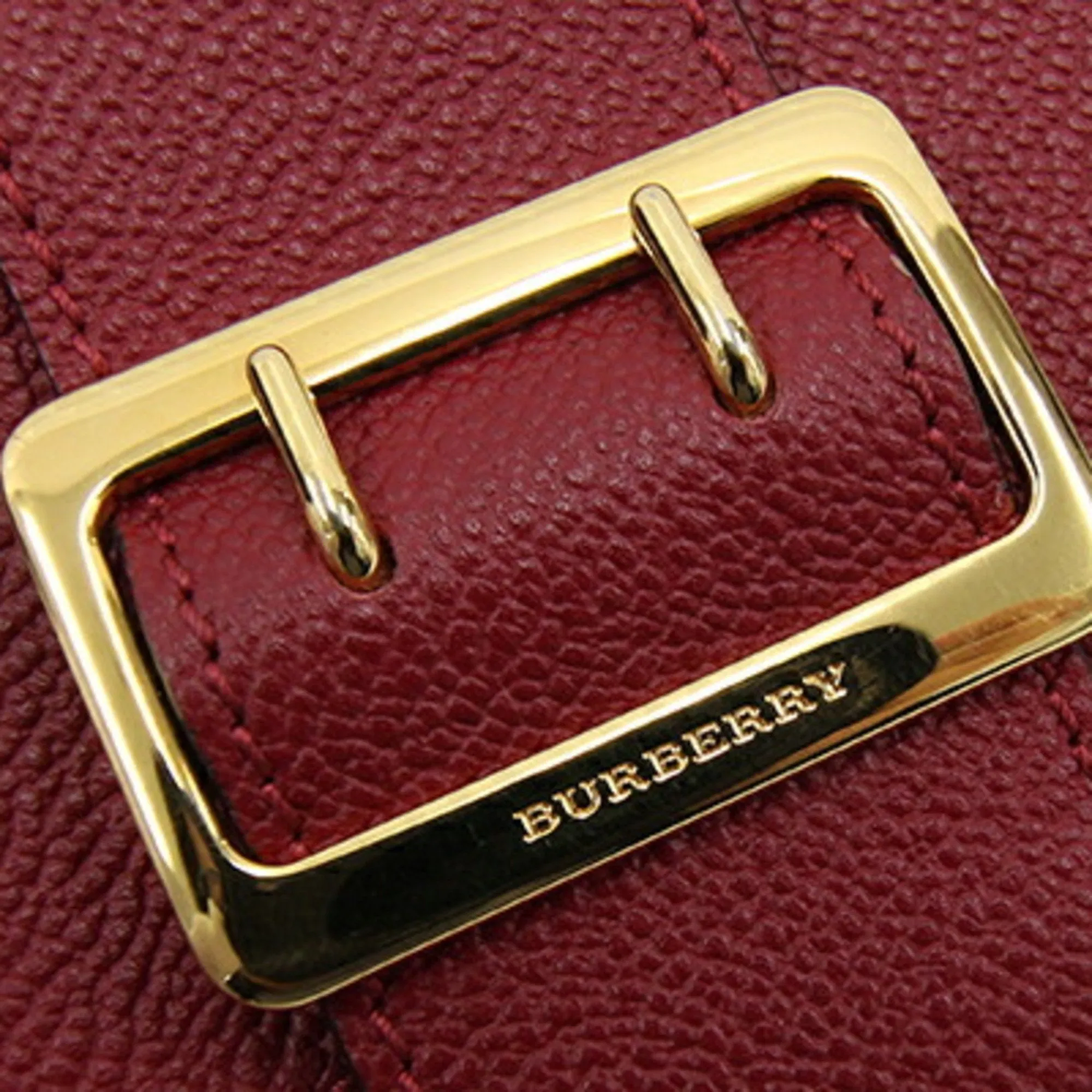 Burberry Leather Long Wallet (Bi-Fold) (Pre-Owned)