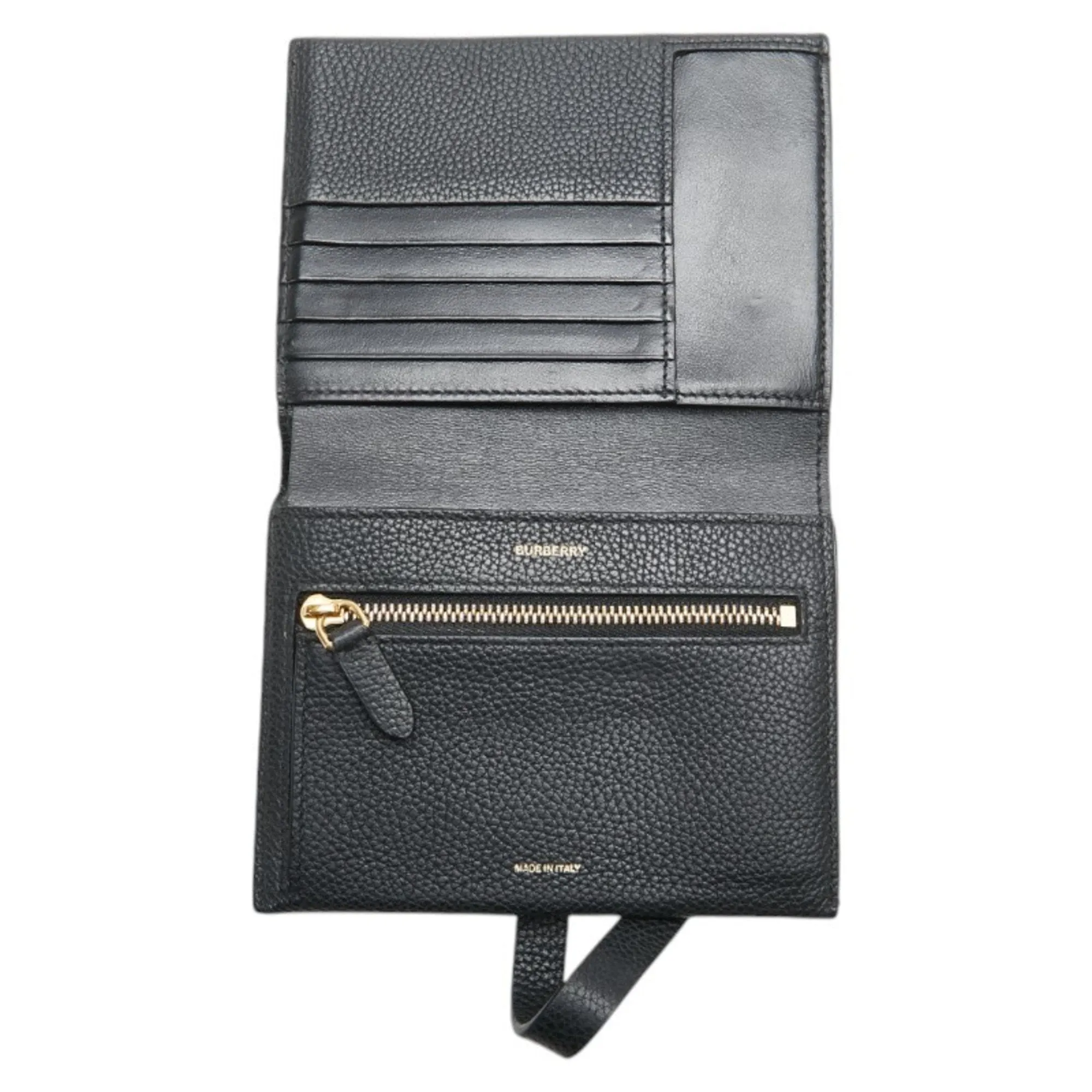 Burberry Leather Wallet (Bi-Fold) (Pre-Owned)