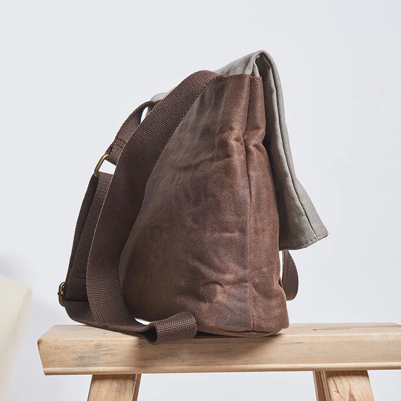 Canvas Mens Cool Messenger Bag Shoulder Bag Handbag Tote Bag For Men