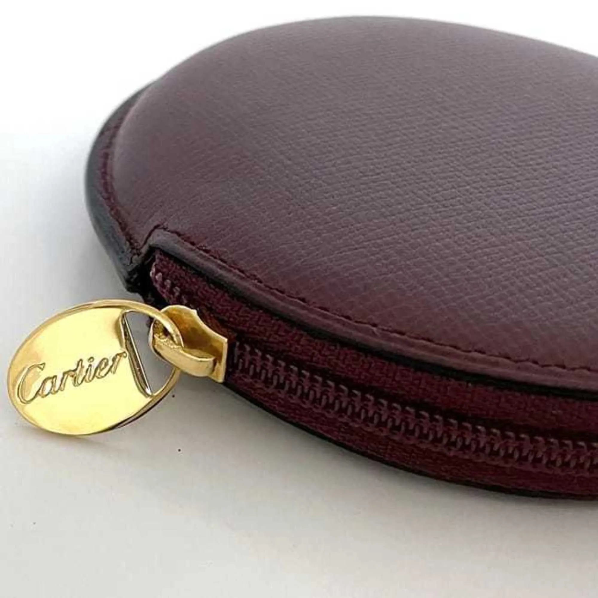 Cartier Leather Coin Purse/Coin Case (Pre-Owned)