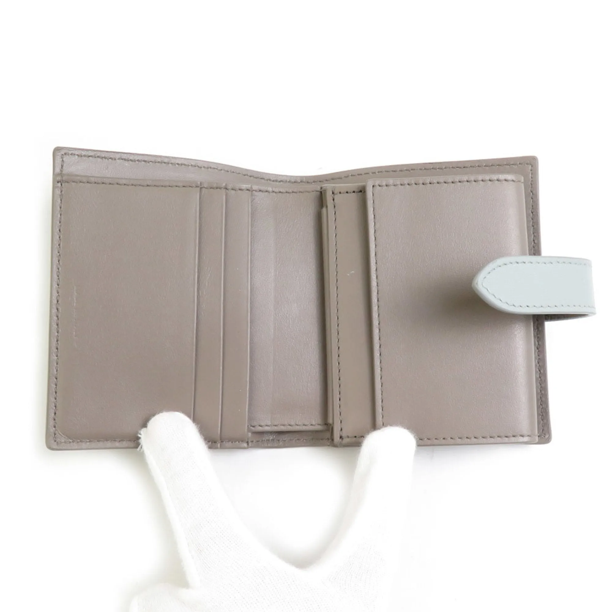 Celine blue ish Leather Wallet (Bi-Fold) (Pre-Owned)