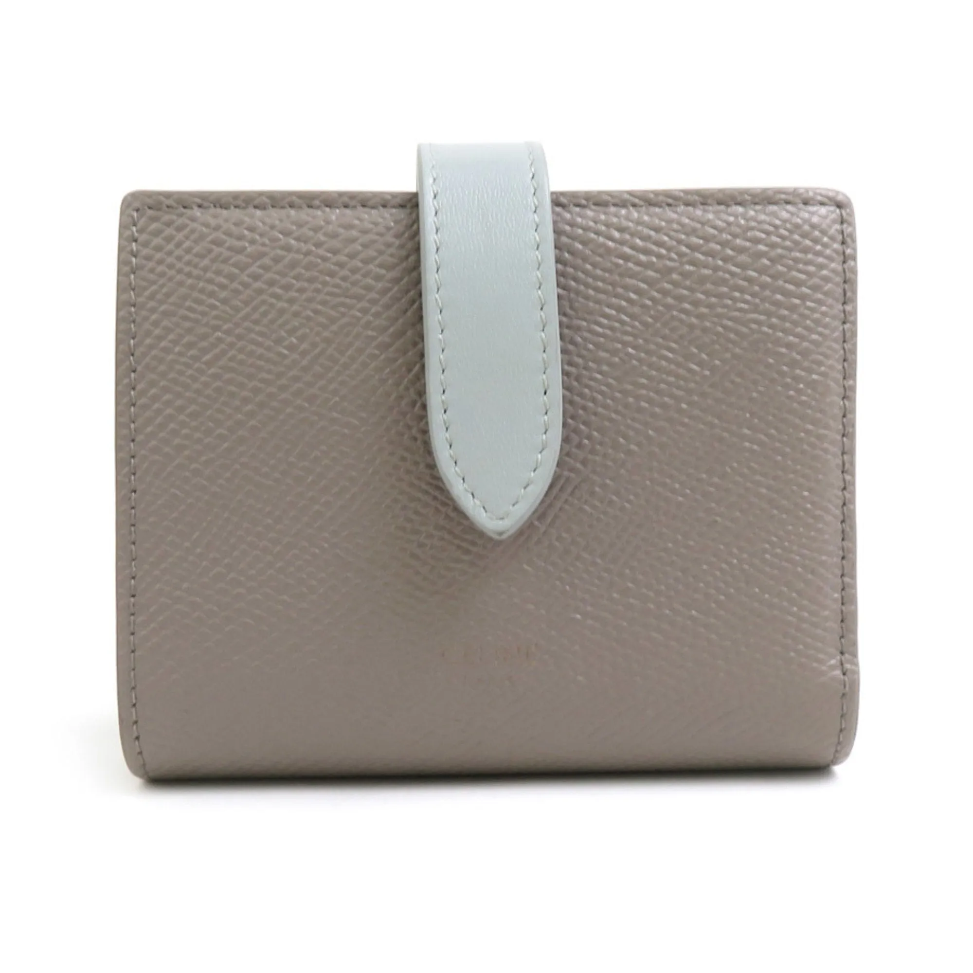 Celine blue ish Leather Wallet (Bi-Fold) (Pre-Owned)