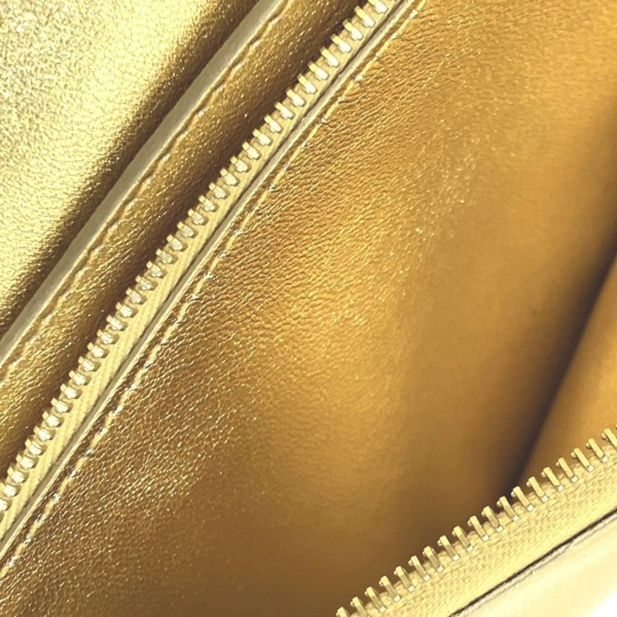 Celine gold yellow Leather Long Wallet (Bi-Fold) (Pre-Owned)