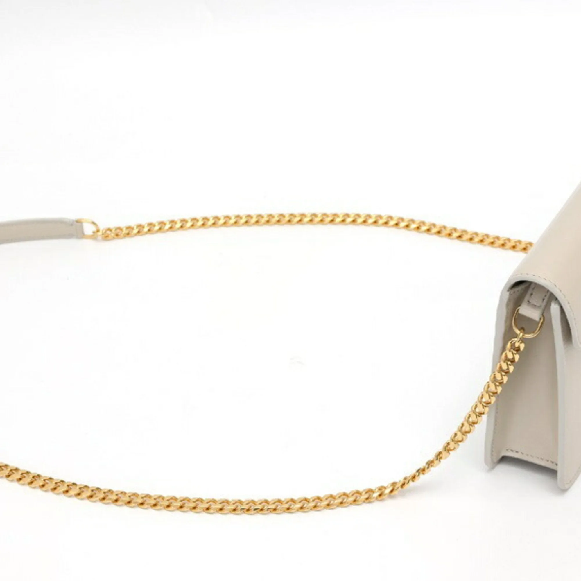 Celine Leather Chain/Shoulder Wallet (Pre-Owned)