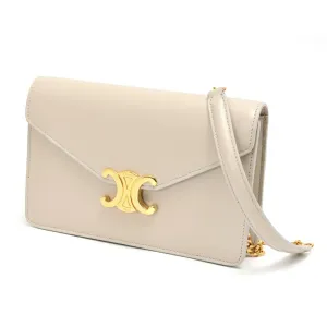 Celine Leather Chain/Shoulder Wallet (Pre-Owned)