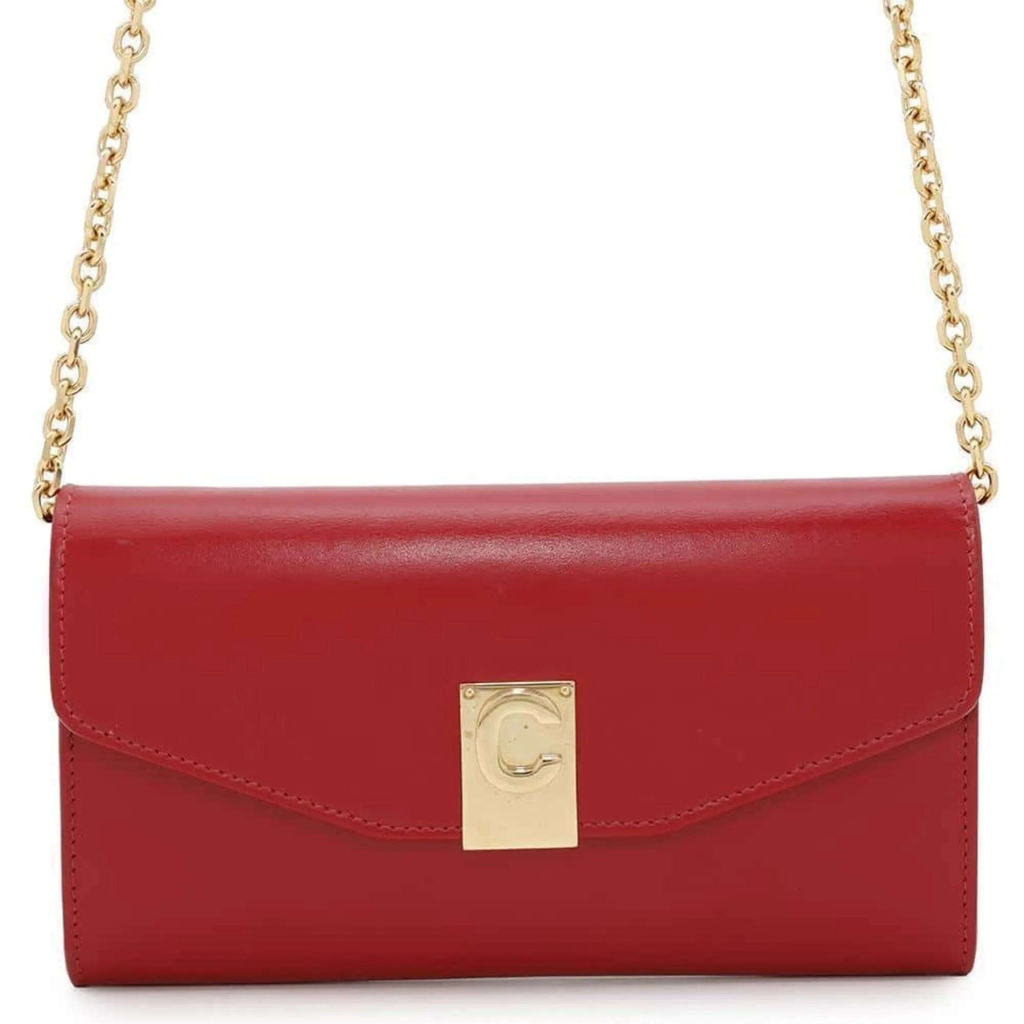 Celine Leather Chain/Shoulder Wallet (Pre-Owned)