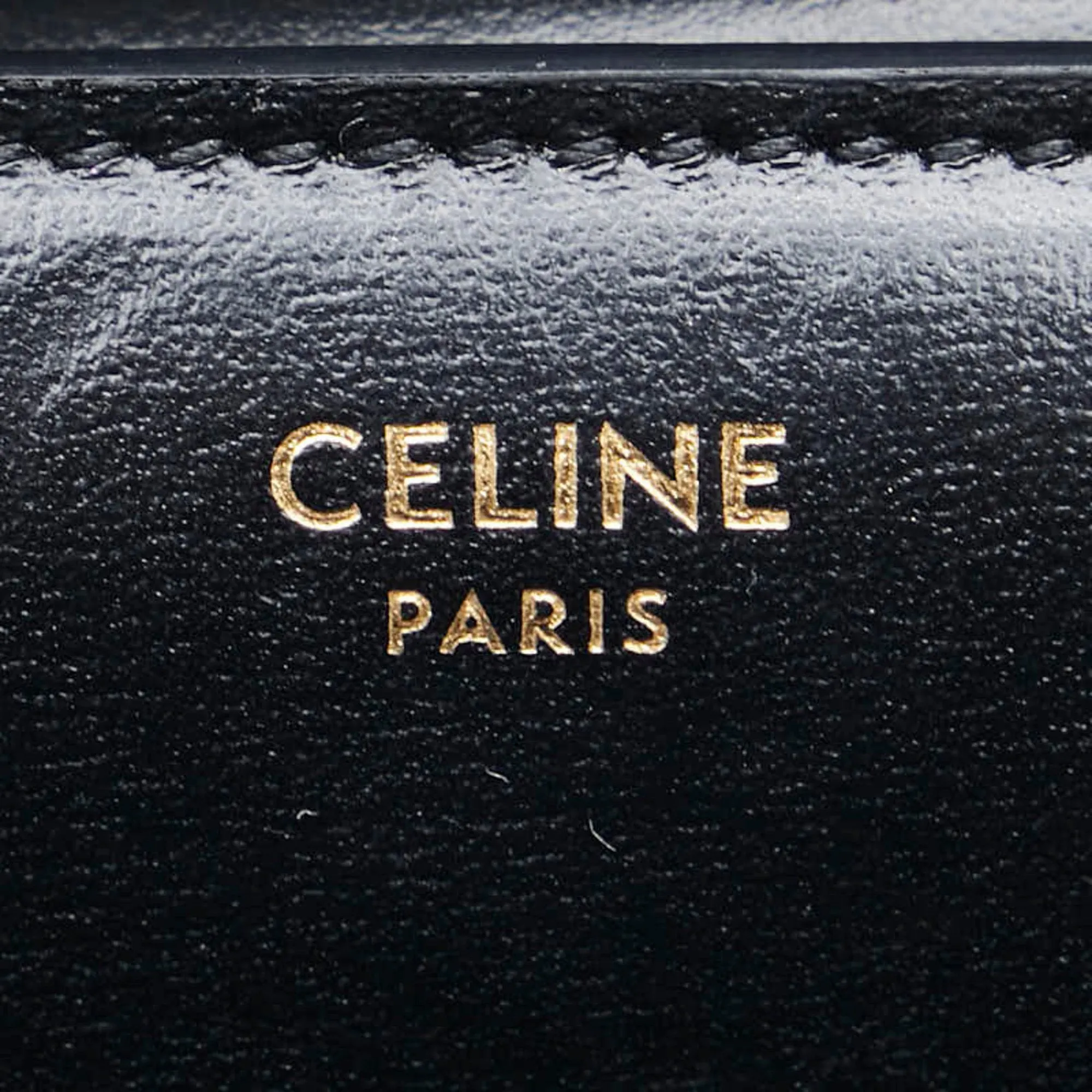 Celine Leather Wallet (Tri-Fold) (Pre-Owned)