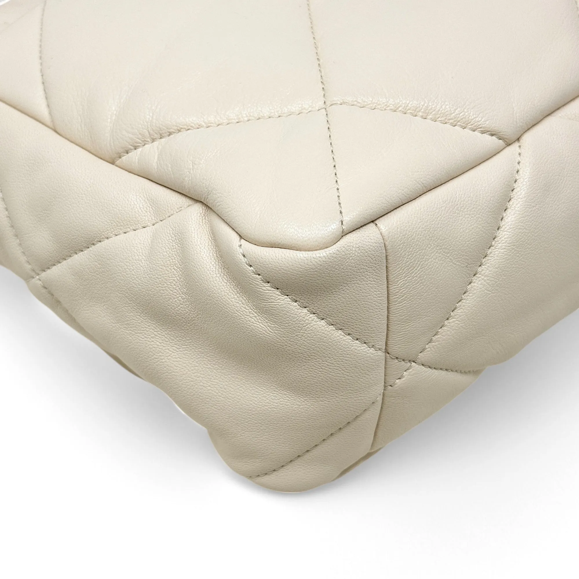 Chanel Beige Large 19 Flap