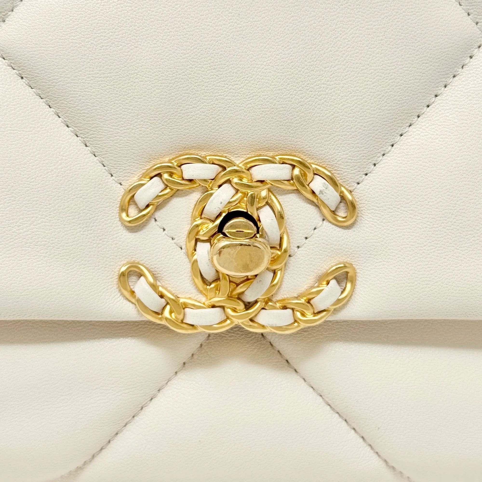 Chanel Beige Large 19 Flap