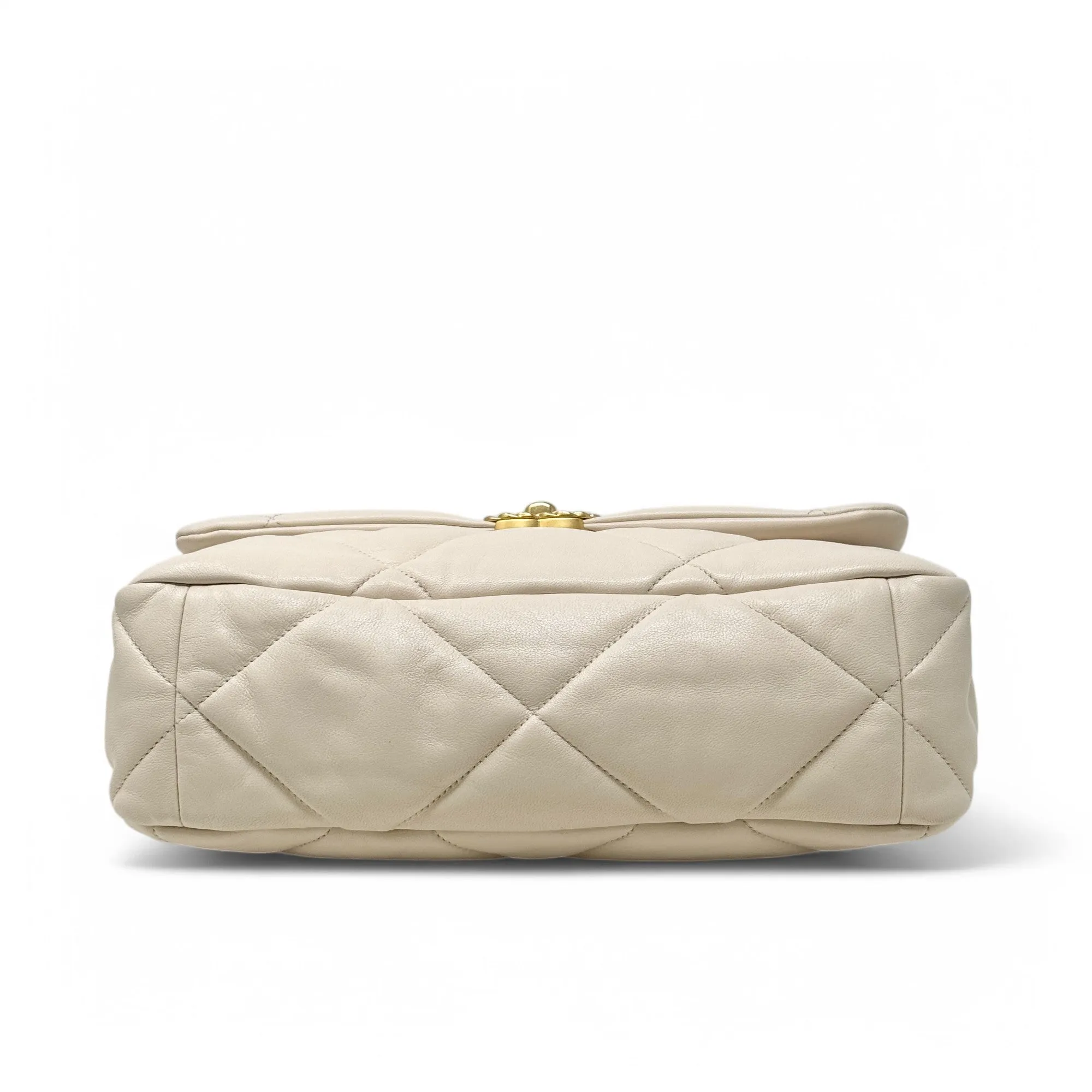 Chanel Beige Large 19 Flap