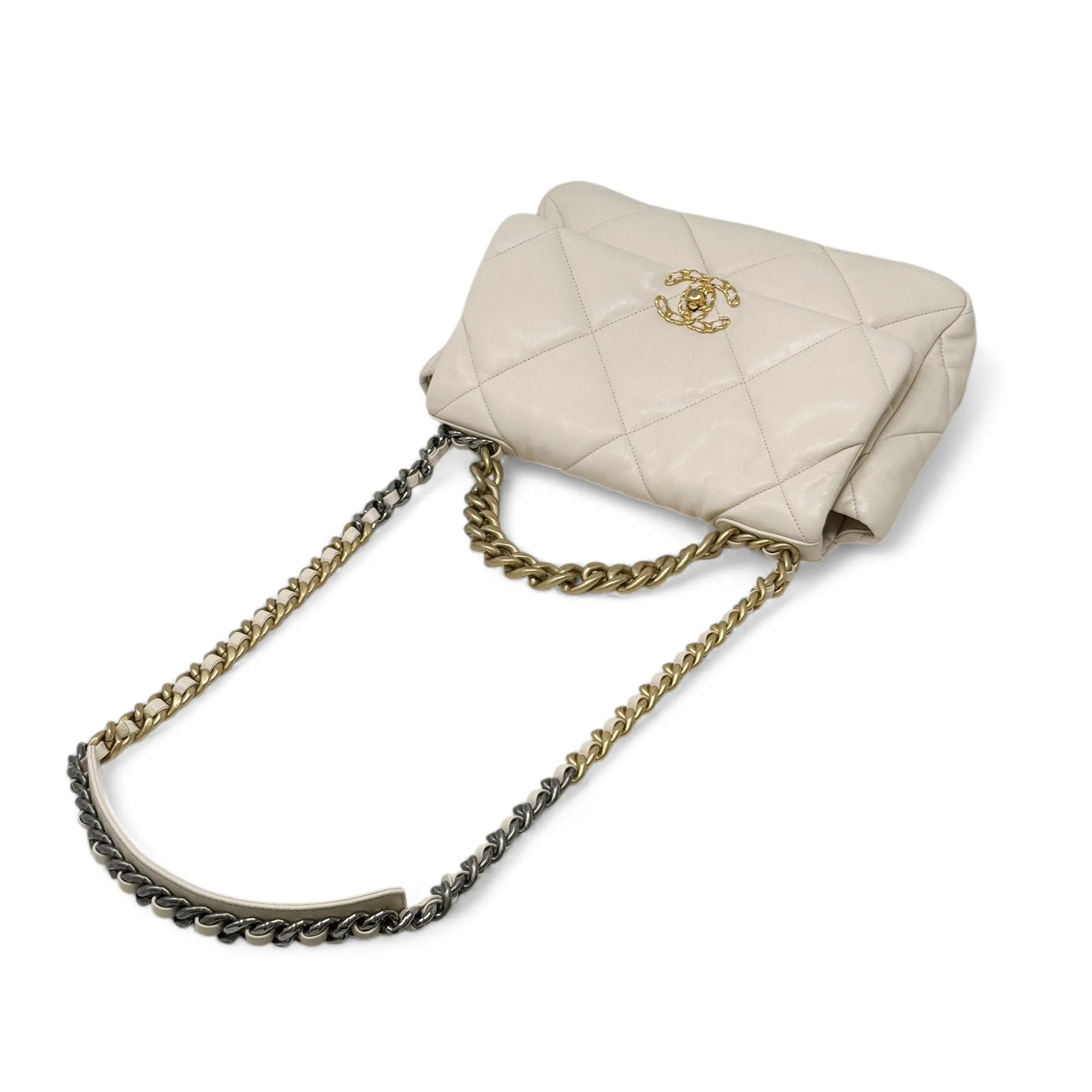Chanel Beige Large 19 Flap