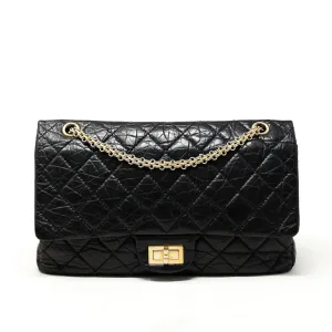 Chanel Black Calfskin 2.55 Reissue 227