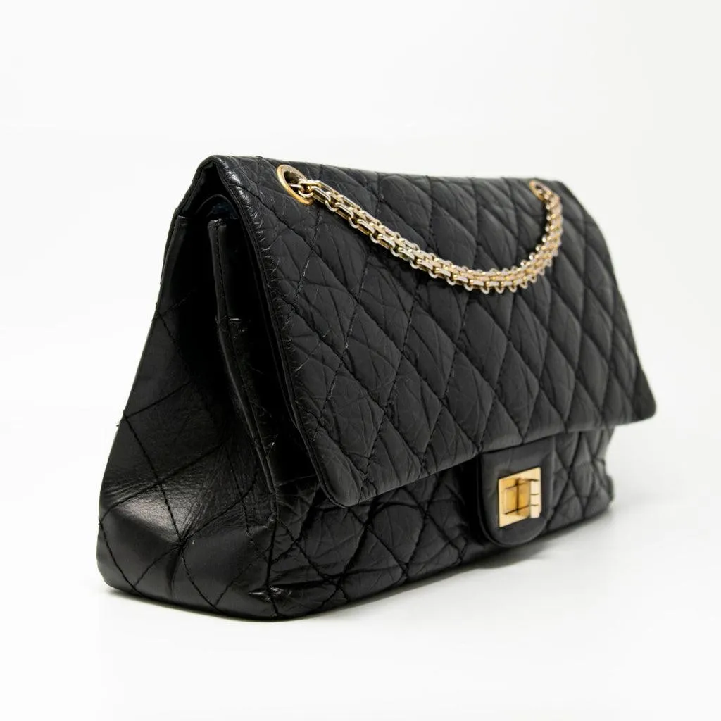 Chanel Black Calfskin 2.55 Reissue 227