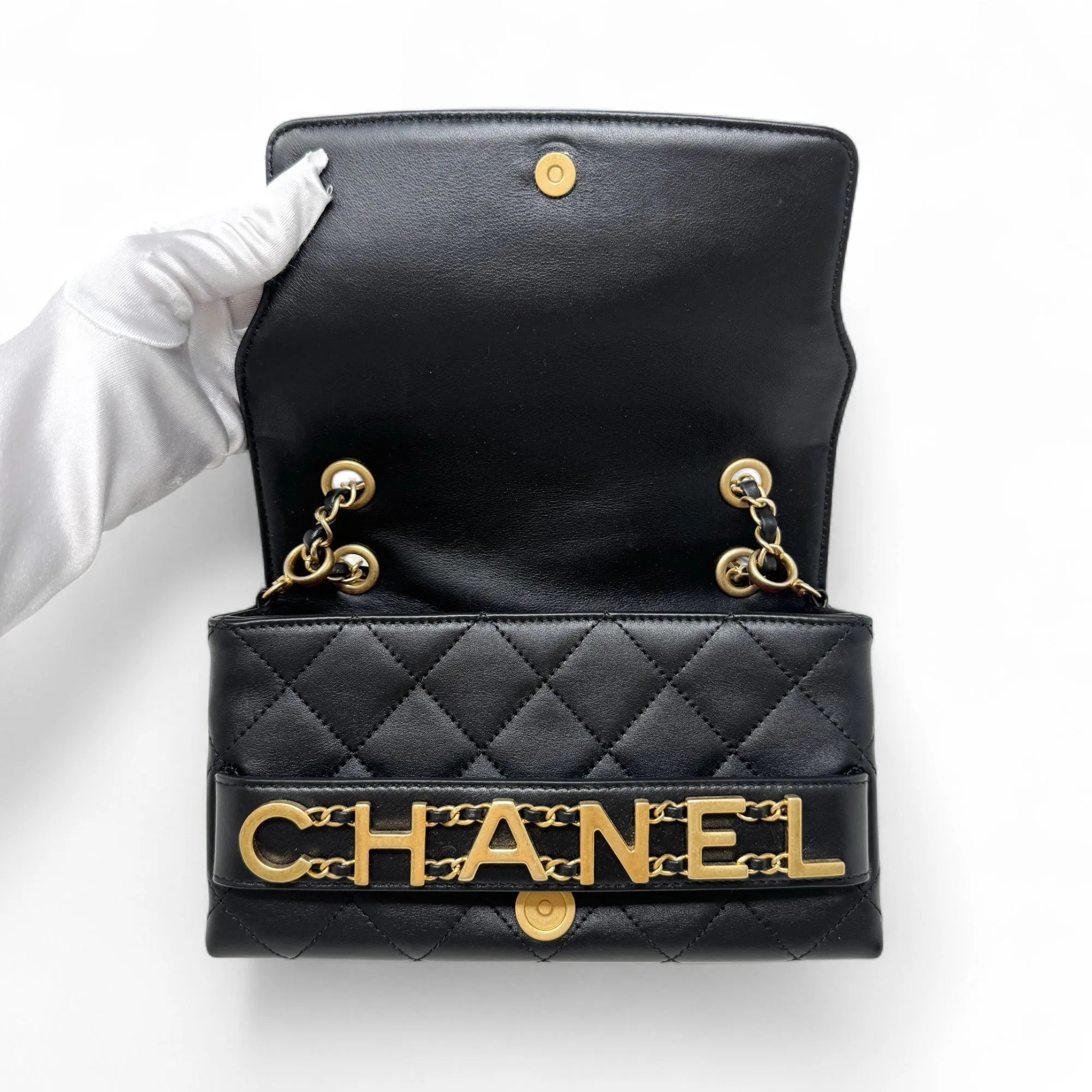 Chanel Black Small Enchained Bag