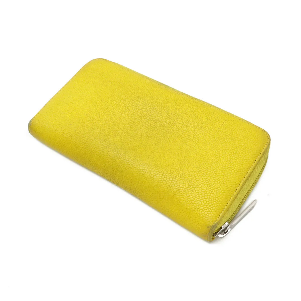 Chanel Caviar Skin Zip Wallet