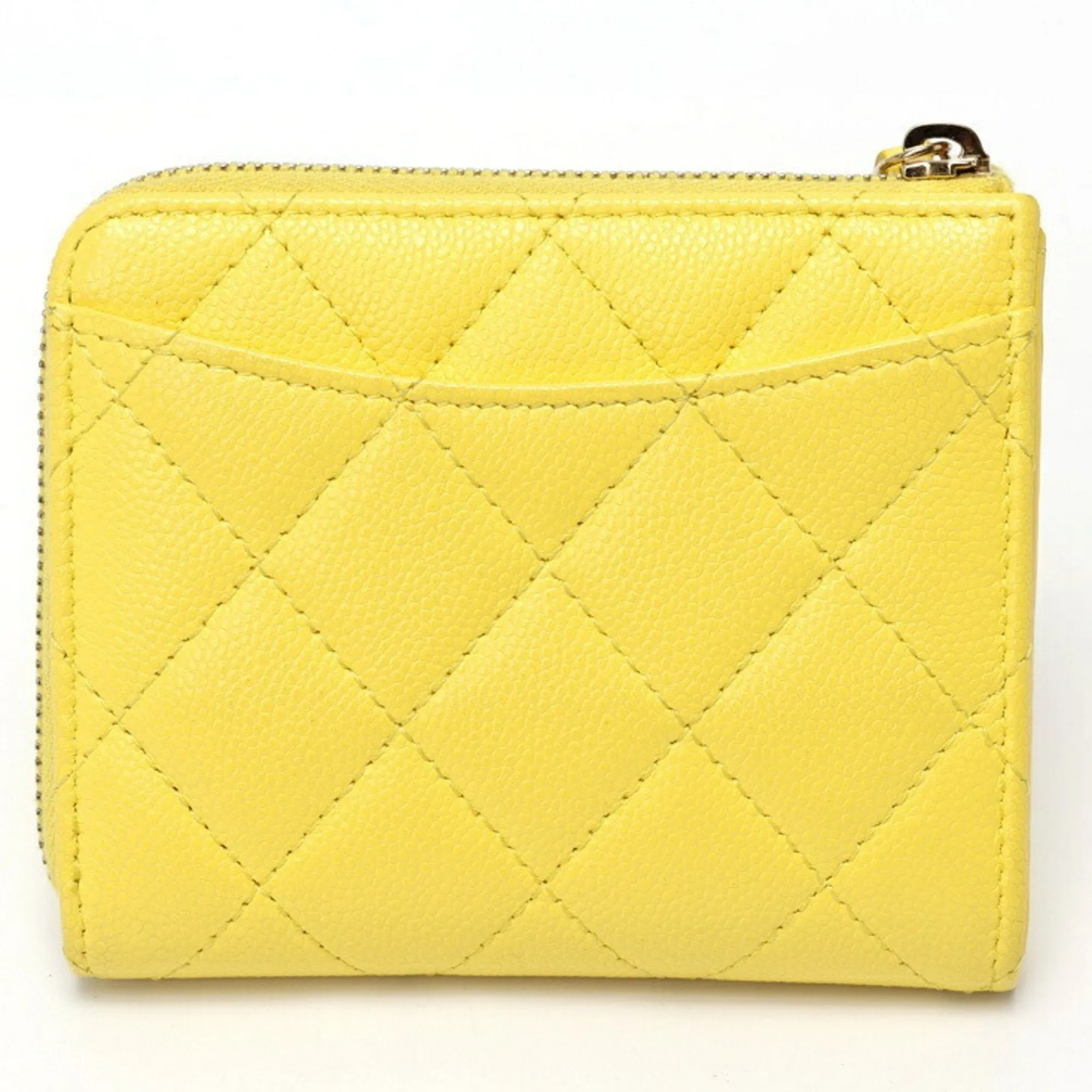 Chanel Grained Calfskin Card Wallet (Pre-Owned)