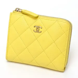 Chanel Grained Calfskin Card Wallet (Pre-Owned)