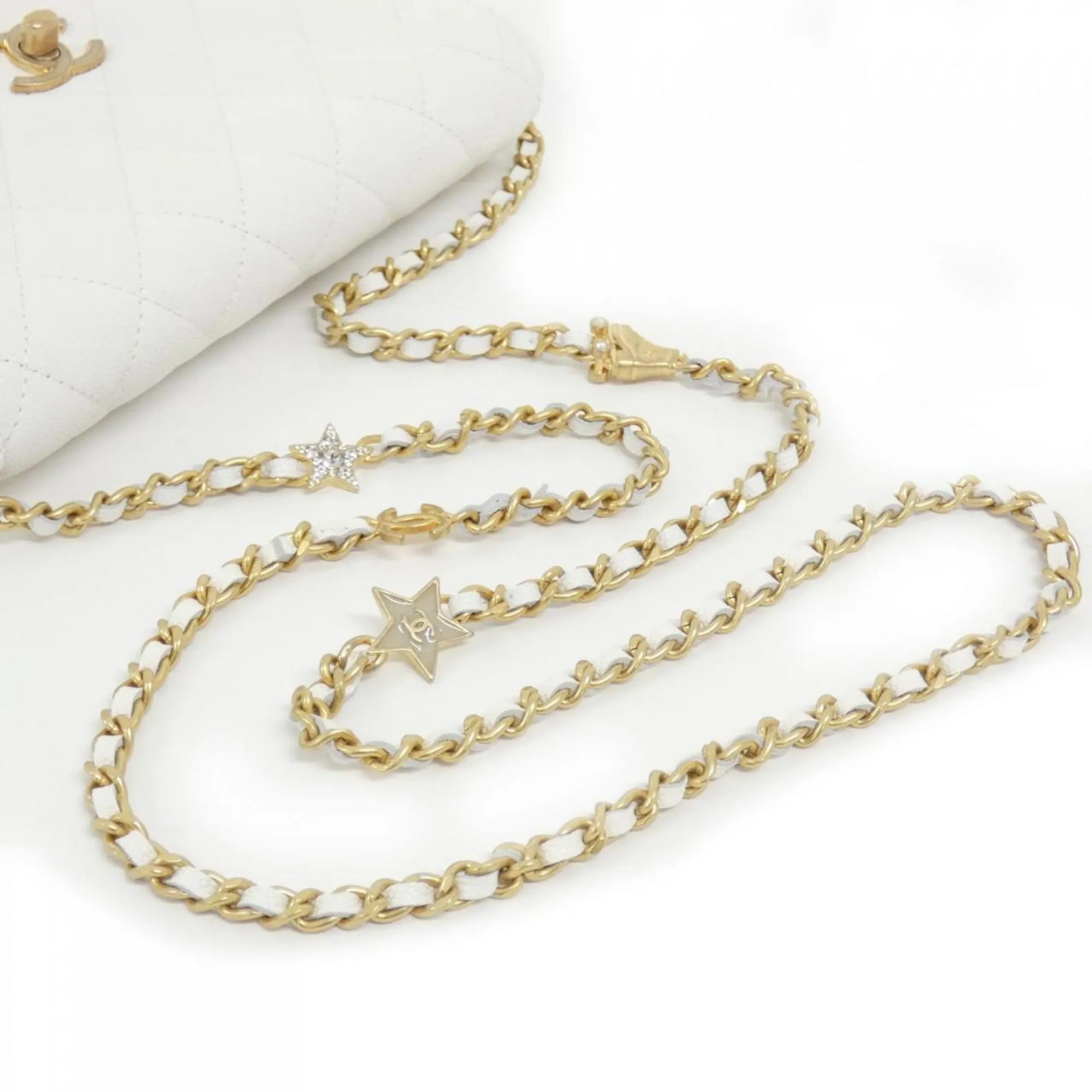 Chanel Grained Calfskin Chain/Shoulder Wallet (Pre-Owned)