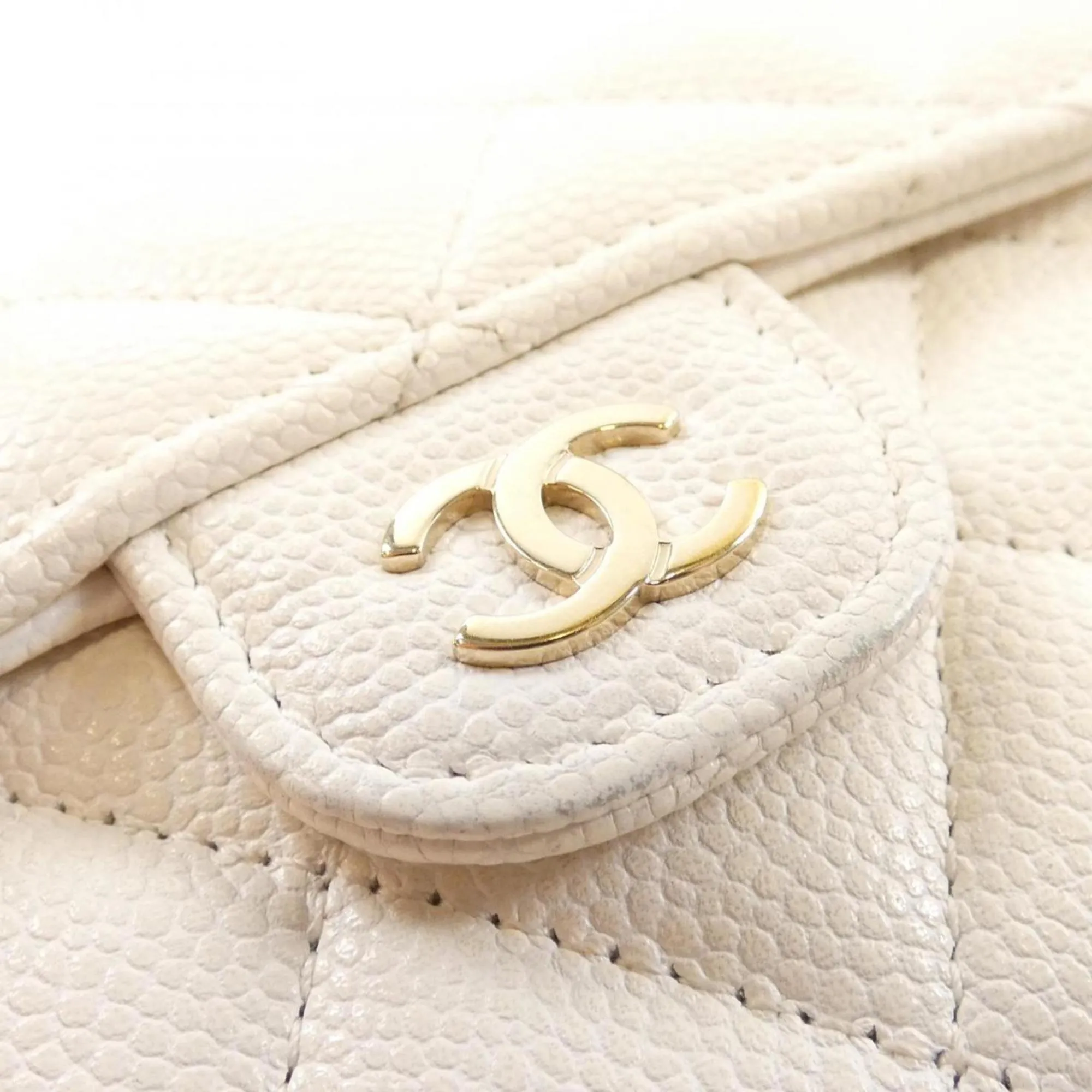 Chanel Grained Calfskin Coin Purse/Coin Case (Pre-Owned)