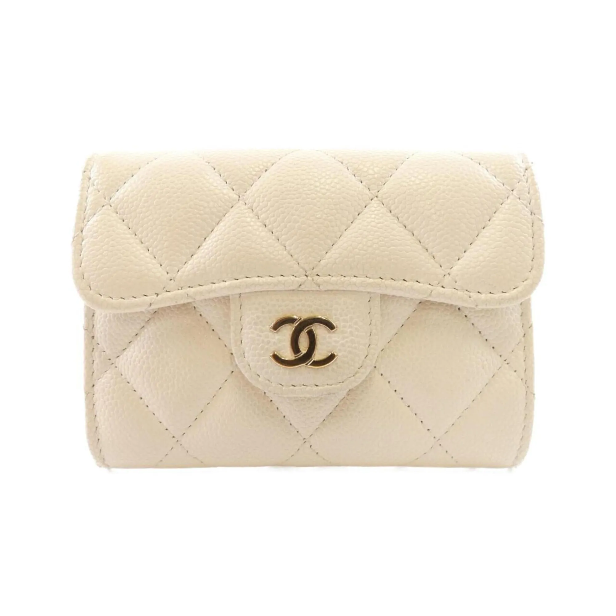 Chanel Grained Calfskin Coin Purse/Coin Case (Pre-Owned)