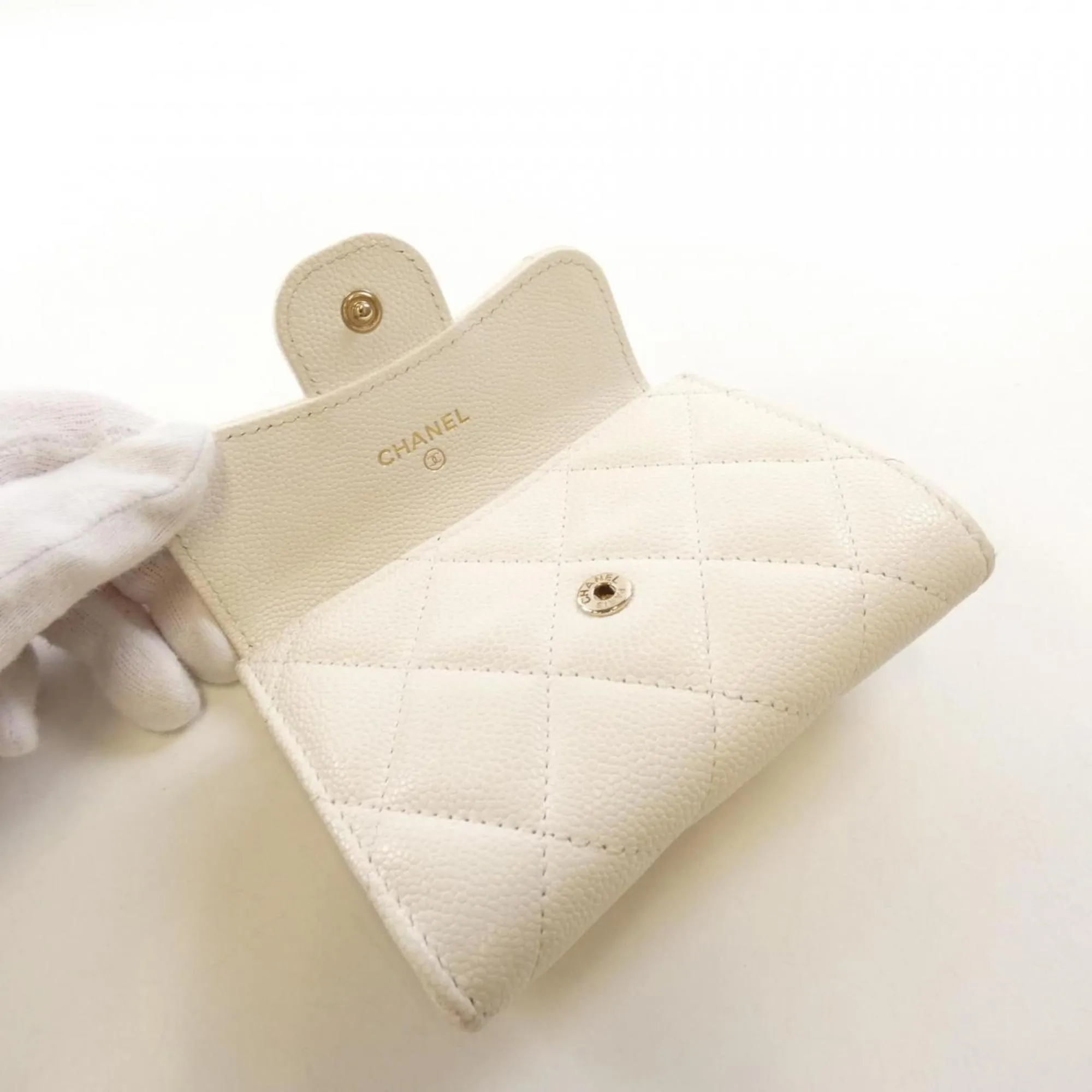 Chanel Grained Calfskin Coin Purse/Coin Case (Pre-Owned)